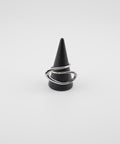 【earyear】Orbit Loop Ring：Stainless Art Form Ring