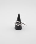 【earyear】Triple Arc Ring：Stainless Art Form Ring