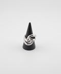 【earyear】Interlock Form Ring：Stainless Art Form Ring