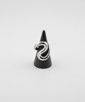 【earyear】Flowline Ring：Stainless Art Form Ring