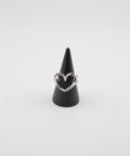 【earyear】Freeform Heart Ring：Stainless Art Form Ring