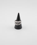 【earyear】Molten Rib Ring：Stainless Art Form Ring