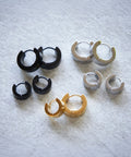 Surgical Stainless Flat Hoop Pierce(片耳用)＜UNISEX＞