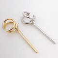 【earyear】Mini W Ring & Stick design Decorated Ear Cuff<片耳用>