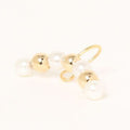【earyear】Pearl combination line design Simple Pearl Ear cuff<片耳用>