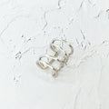 【earyear】Irregular 4 simple circle Design Hoop Ear Cuff v2<片耳用>