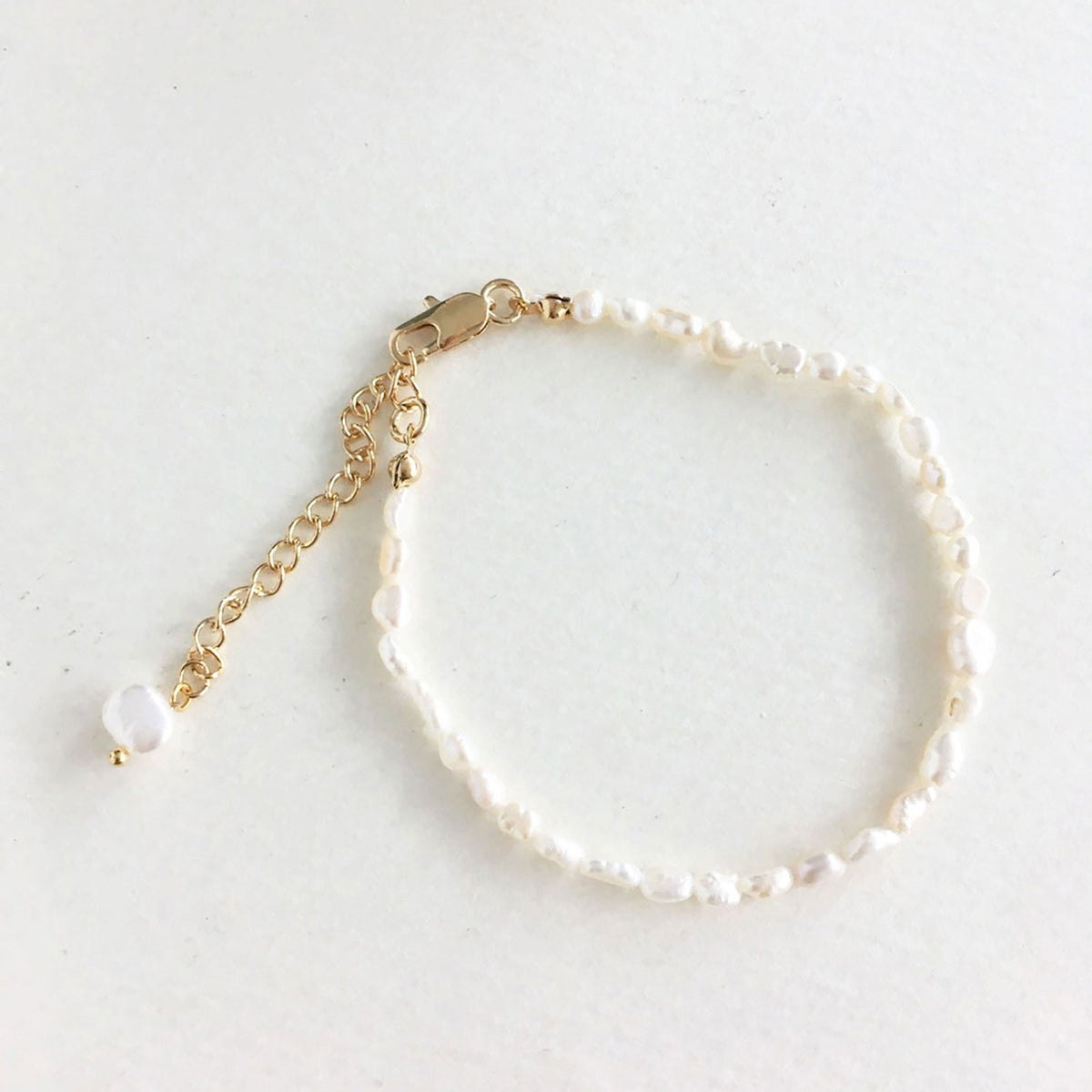 パールブレスレット　Freshwater pearl Bracelet