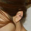 【earyear】String 3 line Design Metal Hoop Ear Cuff v2<片耳用>