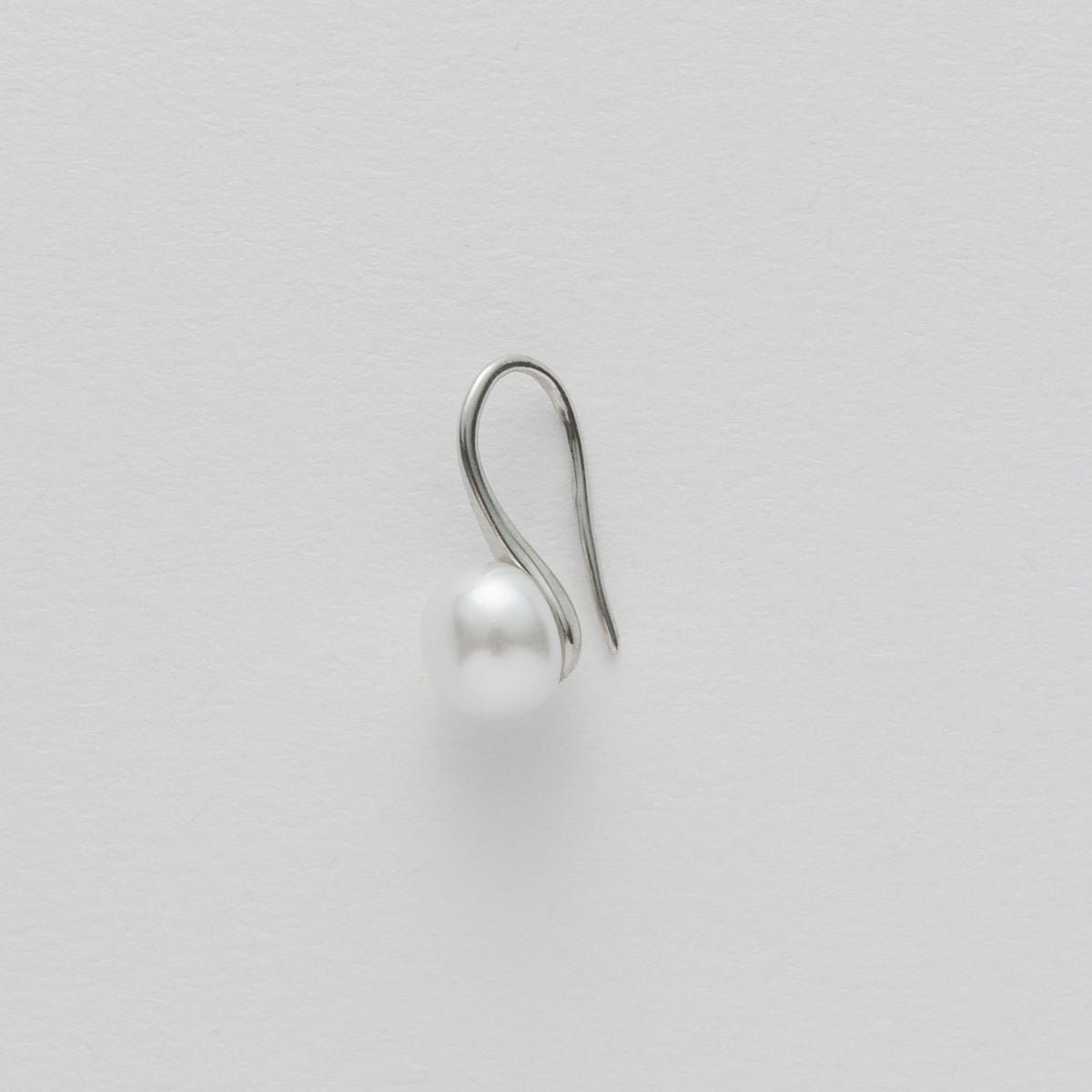 Artificial Pearl Plain Hook Earrings【両耳用】