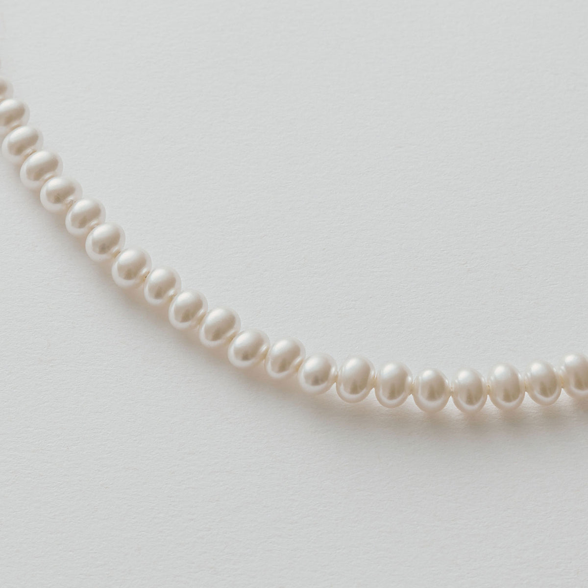 Artificial Pearl Plain Necklace