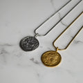 【earyear】Caesar Coin Pendant Necklace