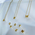 【earyear】Initial Charm Necklace A～Z