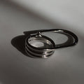 【earyear】3 Roll Design design Double Finger Ring v2