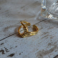 【earyear】Round & Round Roll design Distinctive Design Ring v2