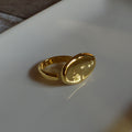 【earyear】Flat Bean design Distinctive Design Ring v2